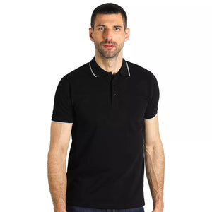 ATLANTIC, polo majica, 190 g/m2, crna