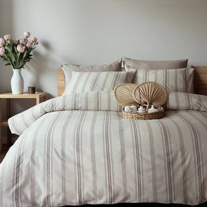 Komplet set posteljina Cotton-Life 200x220cm Bej – Francuski ležaj