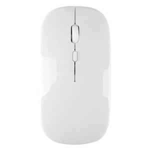 DIGITAL, bežični miš, rf sa punjivom baterijom, beli