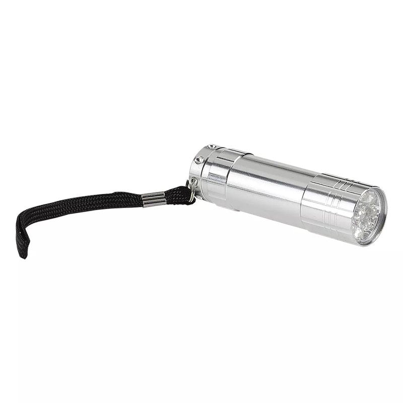 MAJORKA, baterijska lampa (9 led), srebrna