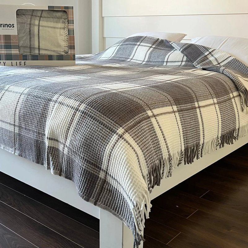 Ćebe Cozy Viktorija 150x200cm Dezen – Mila Antrasit  Akril/Pamuk