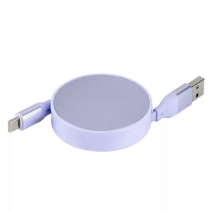 FURIO 2IN1, usb type-c kabl za punjenje i prenos podataka, 2 u 1, 240w, lila