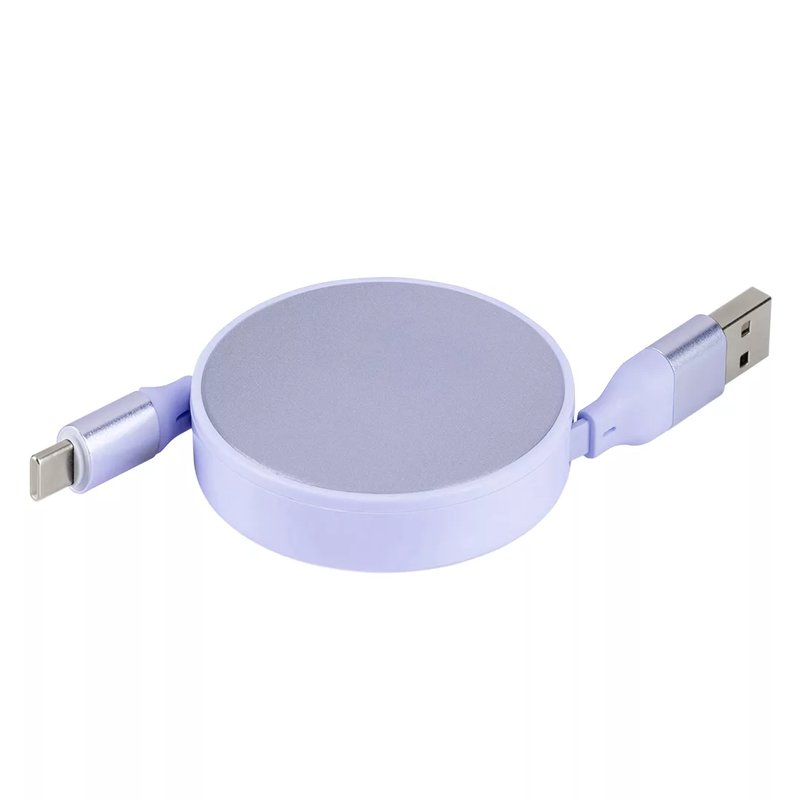 FURIO 2IN1, usb type-c kabl za punjenje i prenos podataka, 2 u 1, 240w, lila