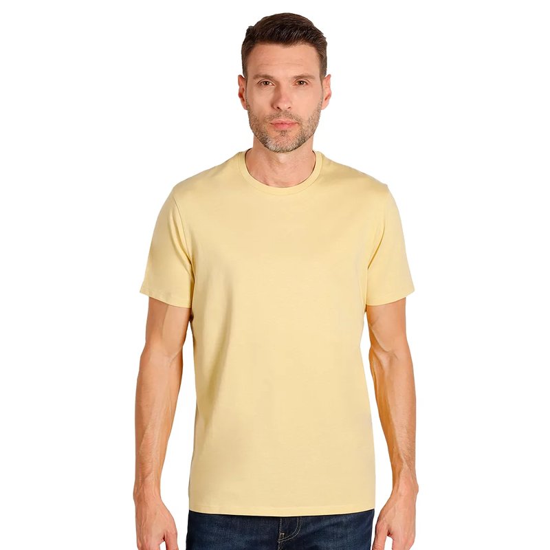 ORGANIC T, majica od češljanog organskog pamuka, 160g/m2, svetlo žuta