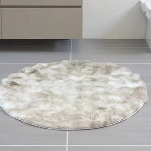 Okrugla Prostirka za kupatilo fi 100cm Bež boja