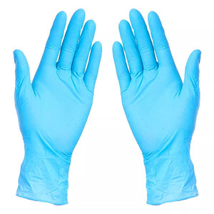 NITRILE GLOVES, nitrilne jednokratne rukavice, svetlo plave