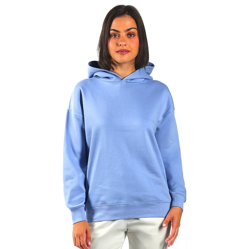 BIG HOODY, široka dukserica sa kapuljačom od organskog pamuka, 300 g/m2, svetlo plava