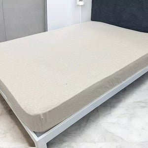 Čaršav Flanel Prljavo bež boja 140cmx200cm/25cm