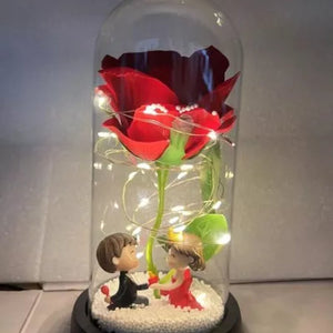LED lampa ruža – ROMANTIKA