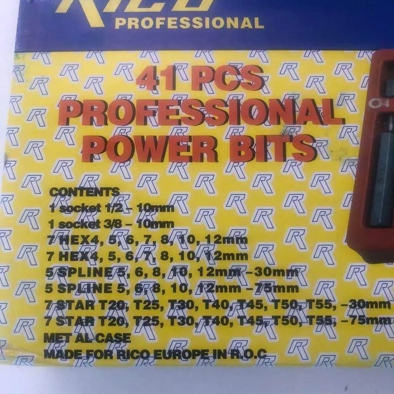 Alat set – RICO 41pcs power bits