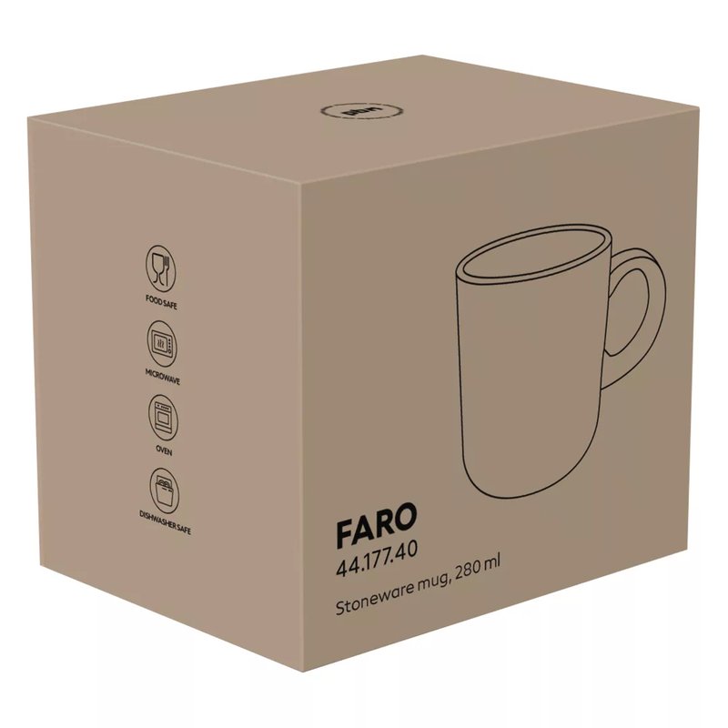 FARO, keramička šolja, 280 ml, žuta