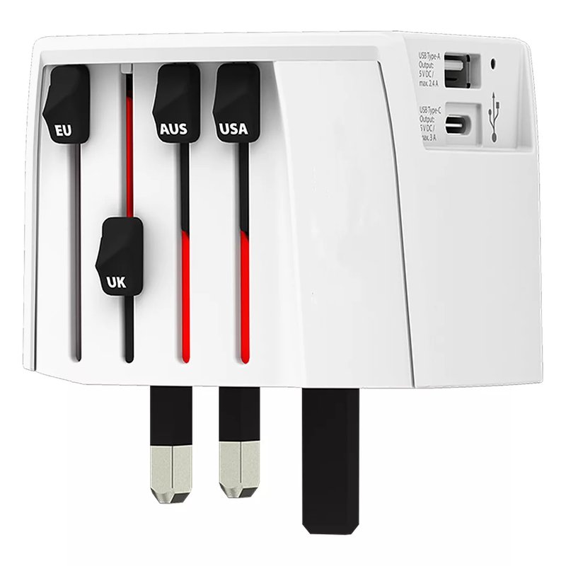 MUV USB AC 30PD, putni multiadapter 30w, beli