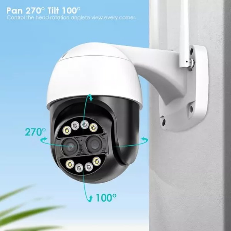 Bežična IP WiFi Kamera –  2 sočiva –  8x zoom