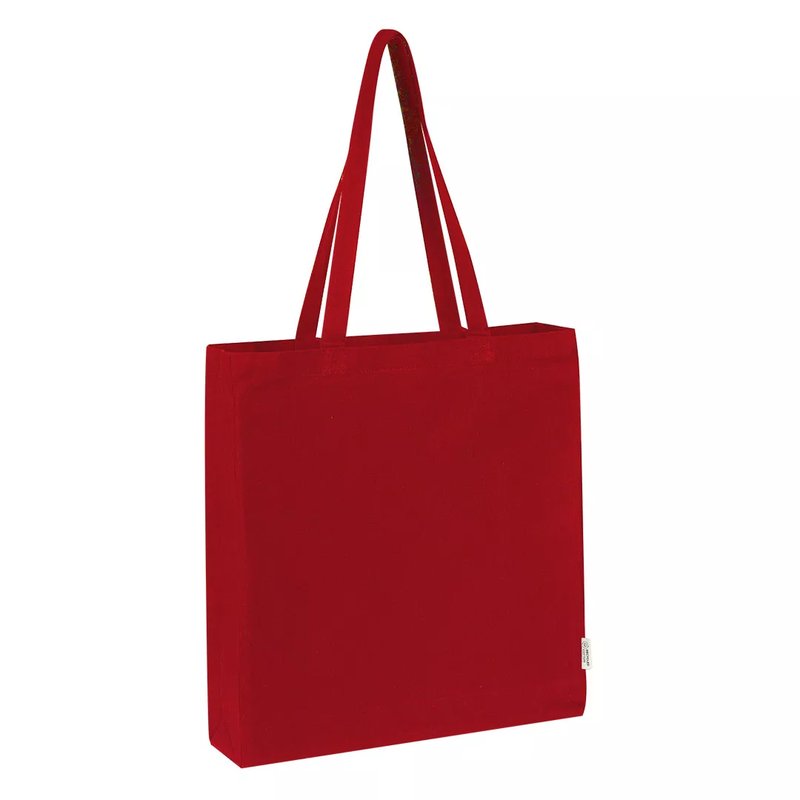 FRAGOLA, torba od recikliranog pamuka, 220 g/m2, crvena
