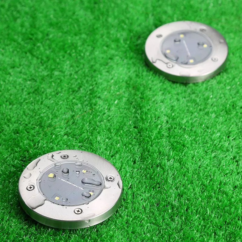 Ubodne Solarne Disk Svetiljke (set od 4) – 4 Led dioda
