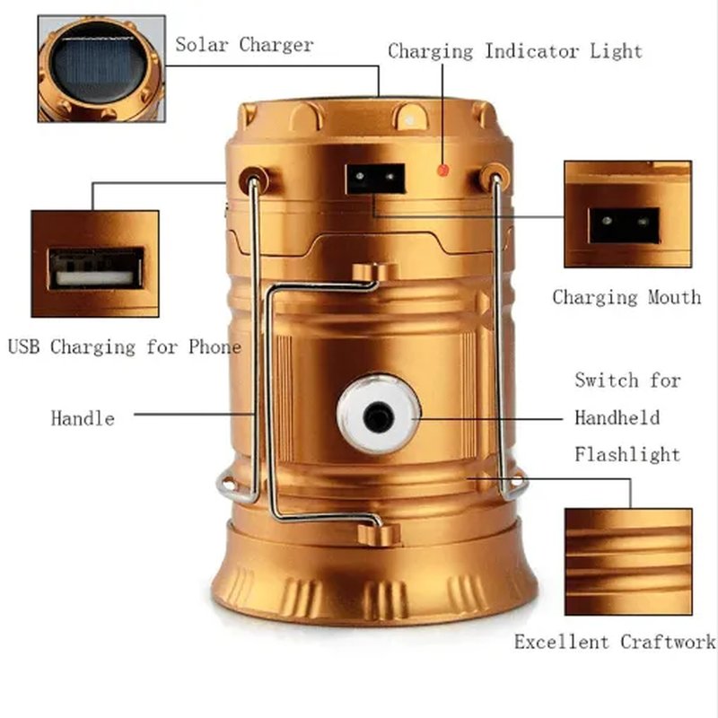 Kamperski LED solarni fenјer