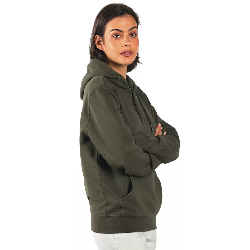 ABSOLUT HOODY 350, dukserica sa kapuljačom, od organskog pamuka, 350 g/m2, maslinasta