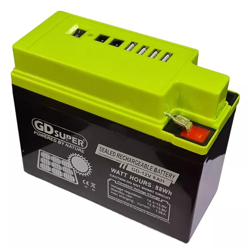 GDSuper GD-12V8Ah Baterija za Solarne Sisteme
