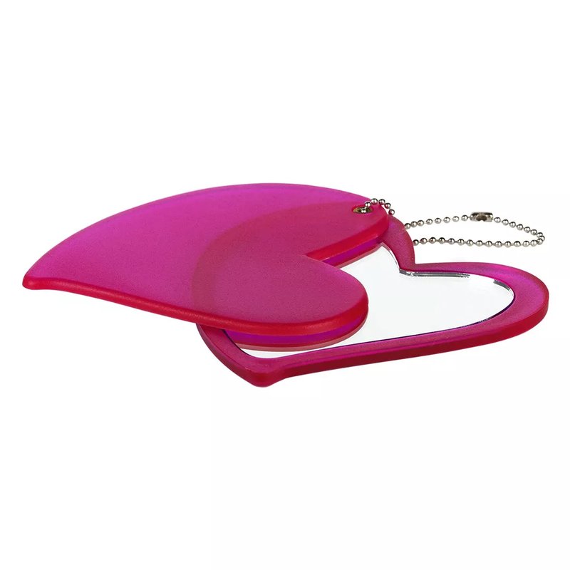 LOLLIPOP, plastično ogledalce, pink
