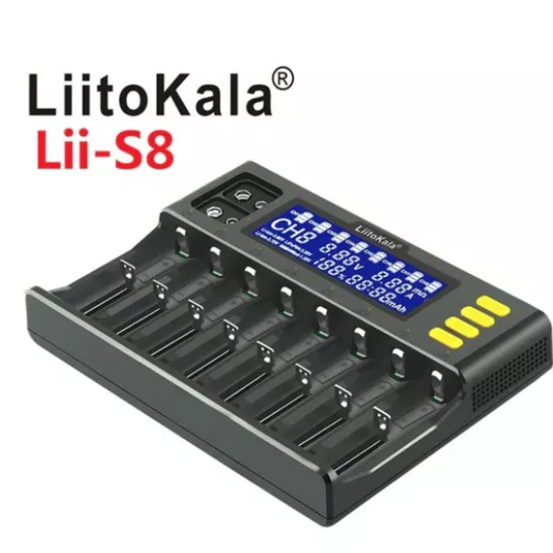 LiitoKala punjač baterije – Lii-S8