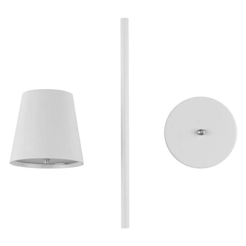 NERA, led stona lampa, bela