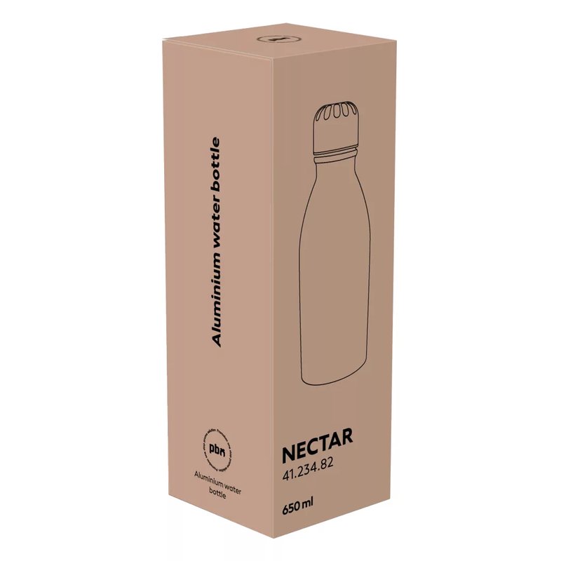 NECTAR, boca za vodu, 600 ml, metalik plava