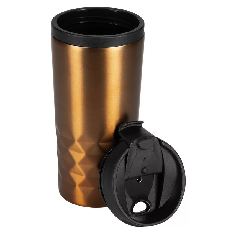 DIAMOND, čaša za poneti, 300 ml, bakarna