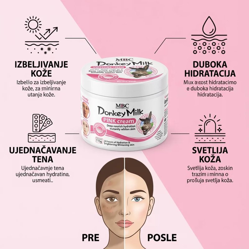 Donkey Milk – Krema protiv fleka na koži