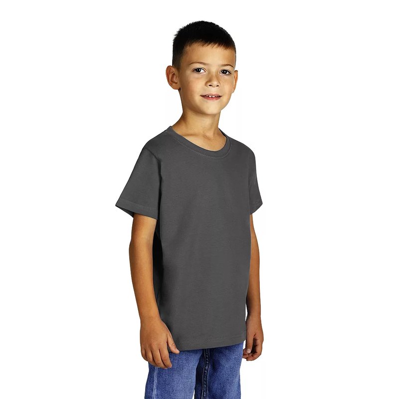 MASTER KID, dečja pamučna majica, 150 g/m2, tamno siva