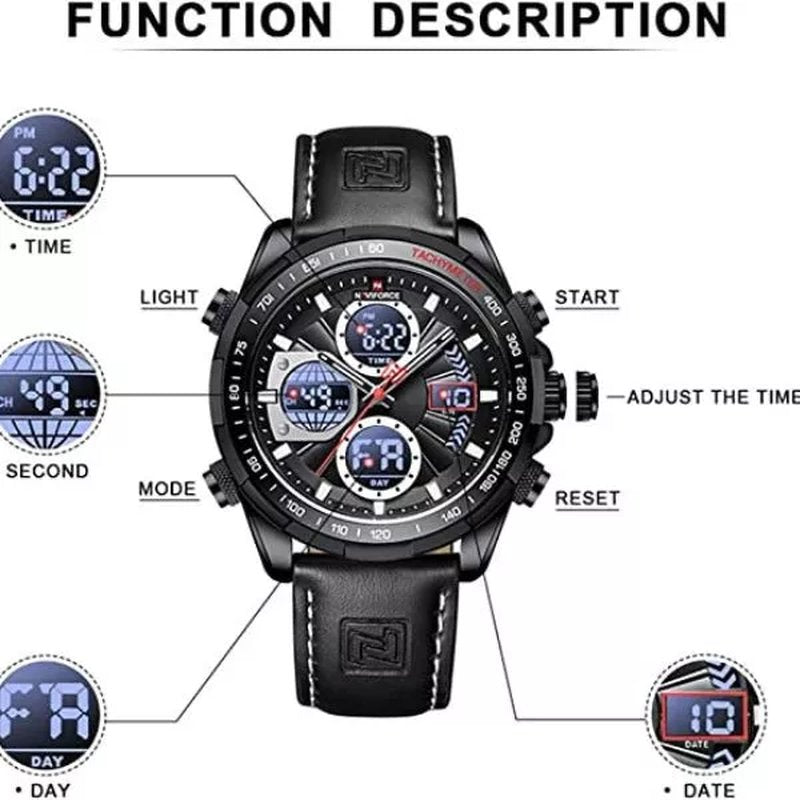Muški sat Naviforce – NF9197L – black