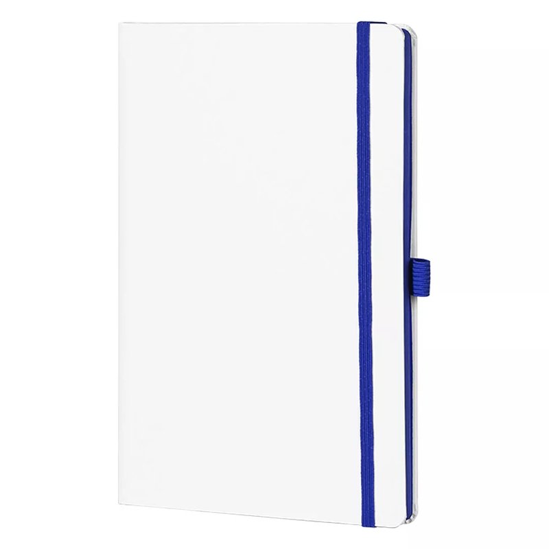 CODE WHITE, notes a5, rojal plavi