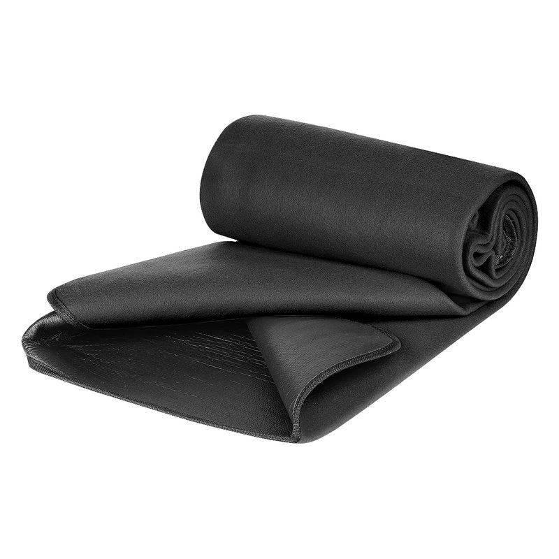 BLANKET SQUARE, vodootporno ćebence od brušenog polara, 180 g/m2, crno