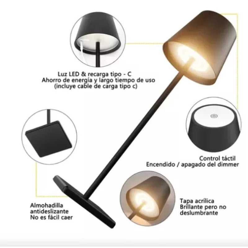 LED punjiva stona lampa