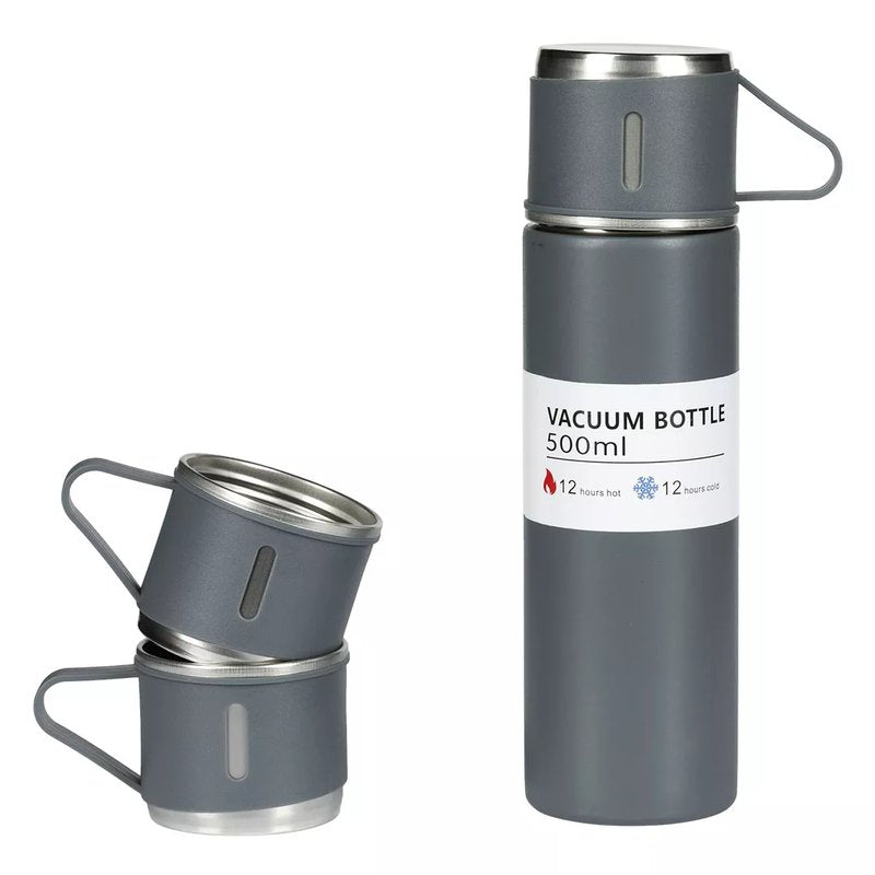 ALFREDO, set termos sa šoljama, 3/1, 500 ml, sivi