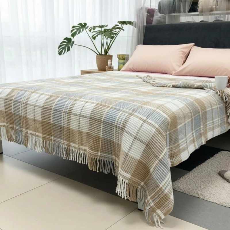 Ćebe Cozy 180x220cm Inka Bej – Akril/Pamuk