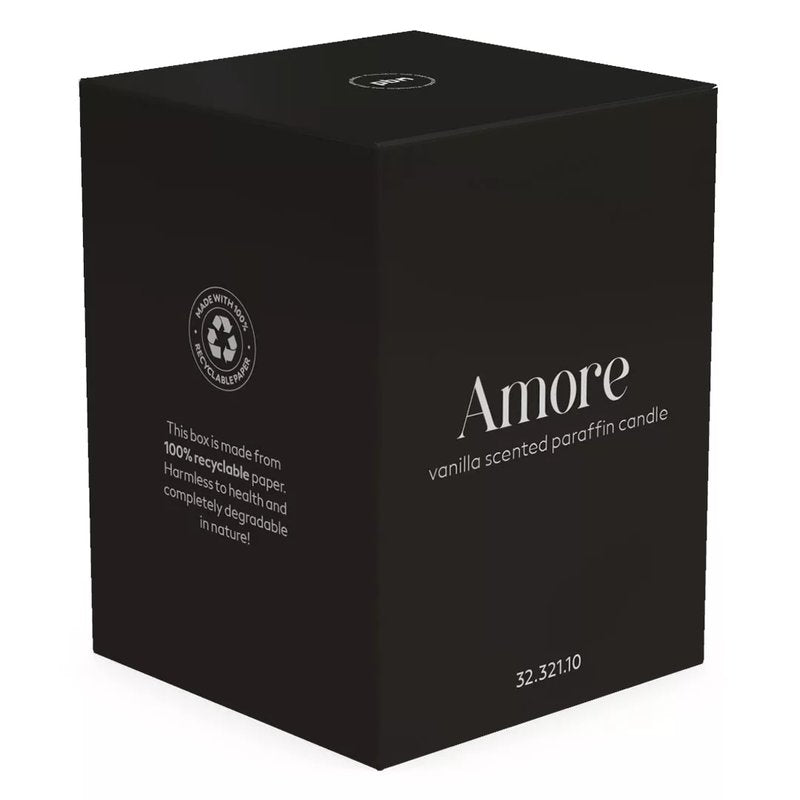 AMORE, mirisna sveća, crna