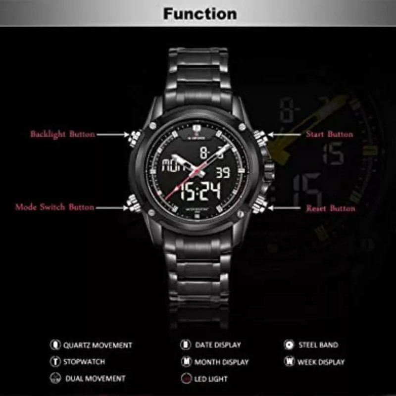 Muški sat Naviforce NF 9050BBW
