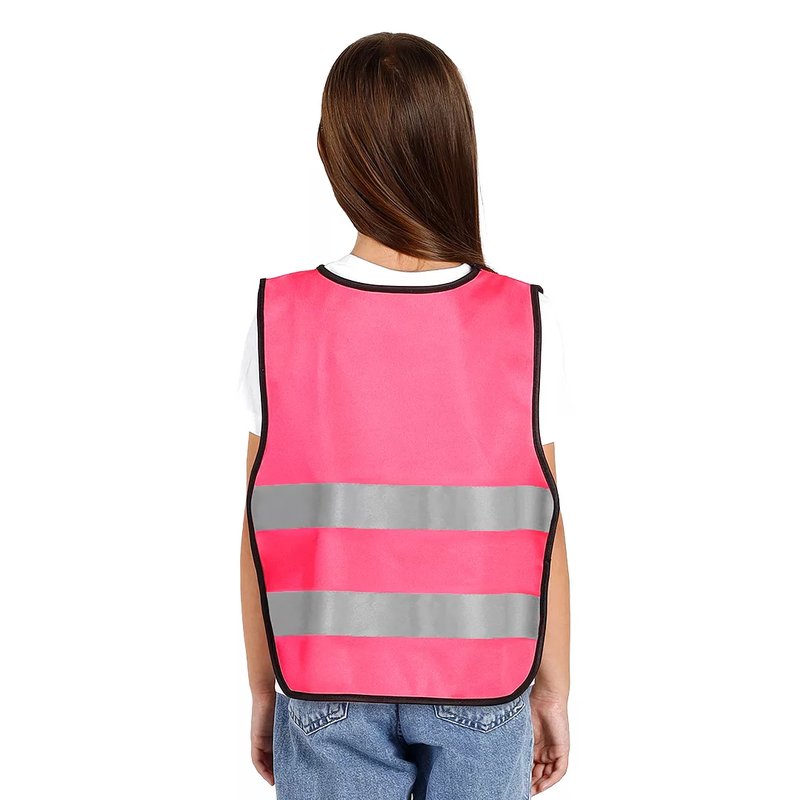 GLOW COLOR KID, dečji prsluk, neon roze