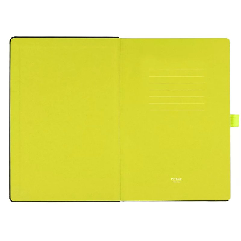 CODE BLACK, notes a5, neon žuti