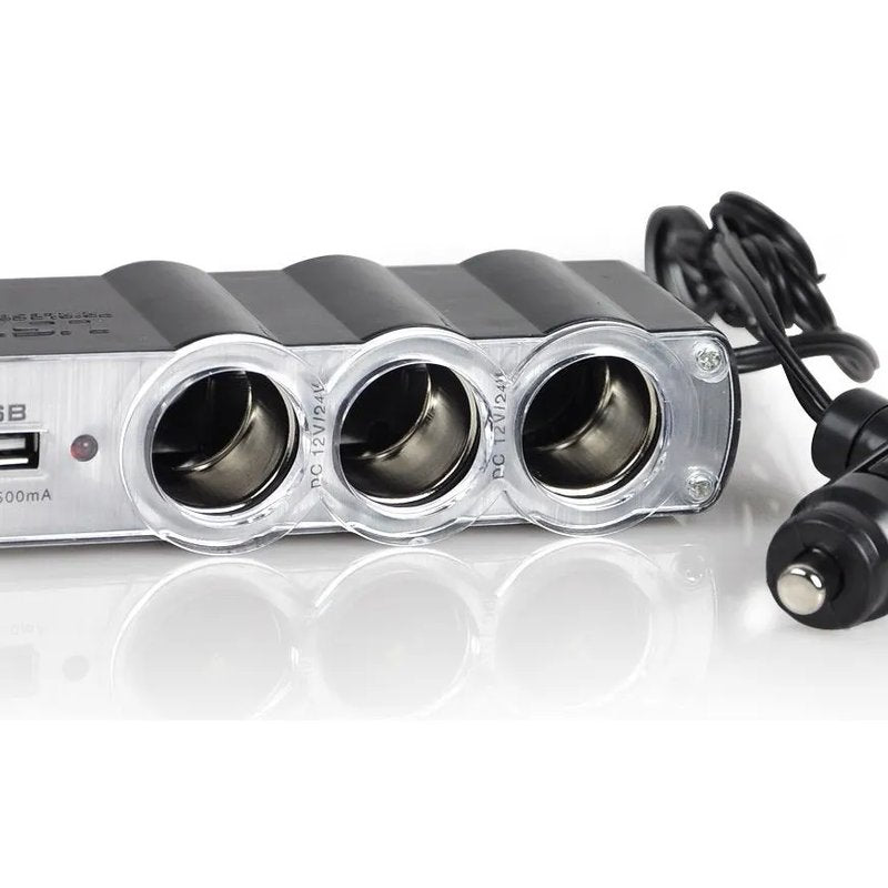 3u1 Utičnica za Auto-upaljač i 1xUSB Port