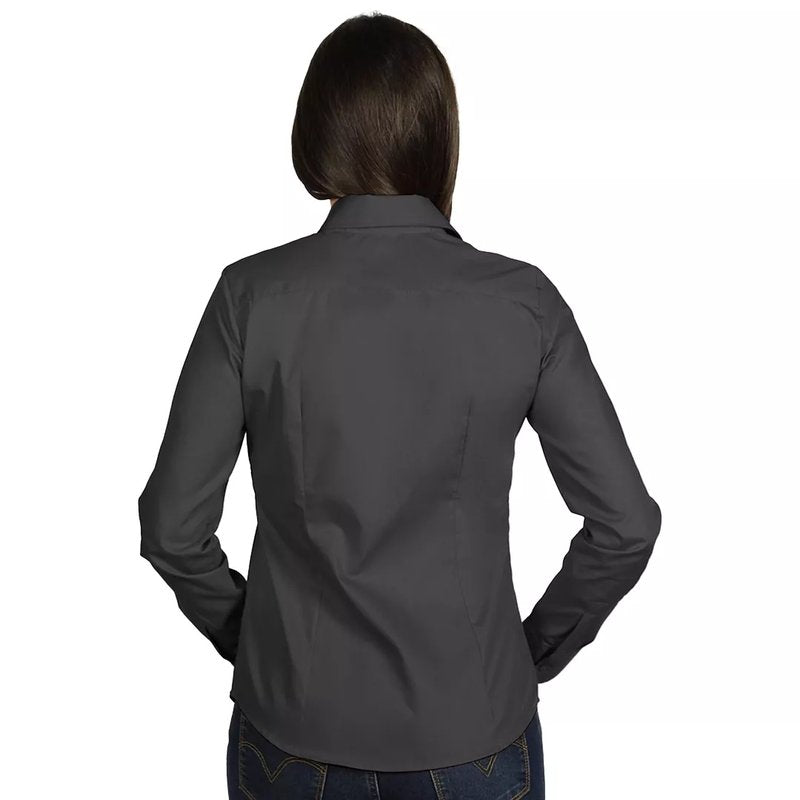 COMFORT LSL WOMEN, ženska košulja dugih rukava, tamno siva