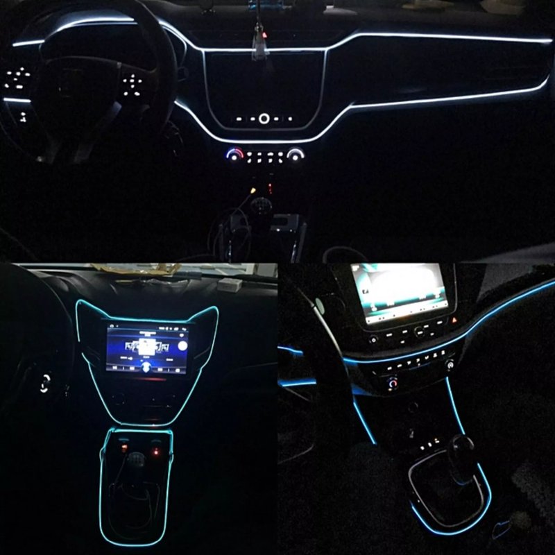 LED traka (optičko vlakno) 3m za enterijer auta