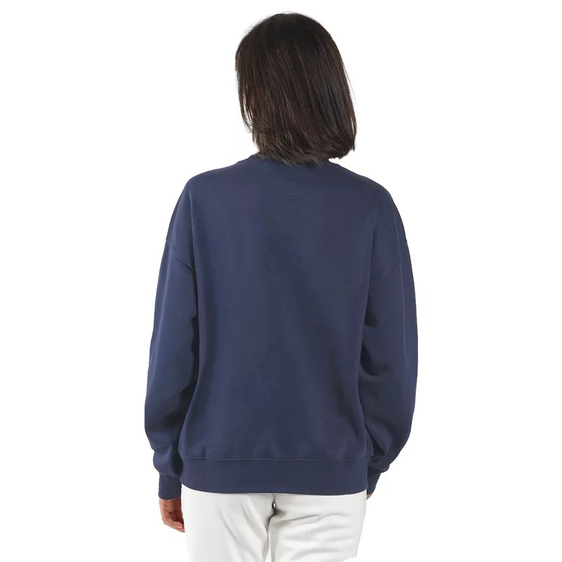 BIG, unisex široka dukserica od organskog pamuka, 300 g/m2, plava