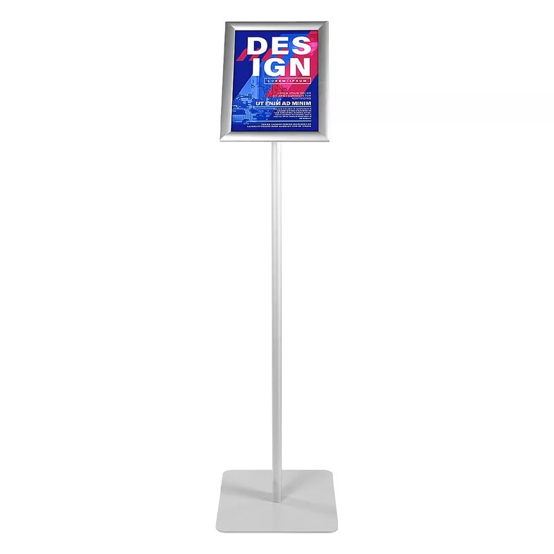 INFO MENU BOARD A3, aluminijumski reklamni ram sa postoljem, srebrni
