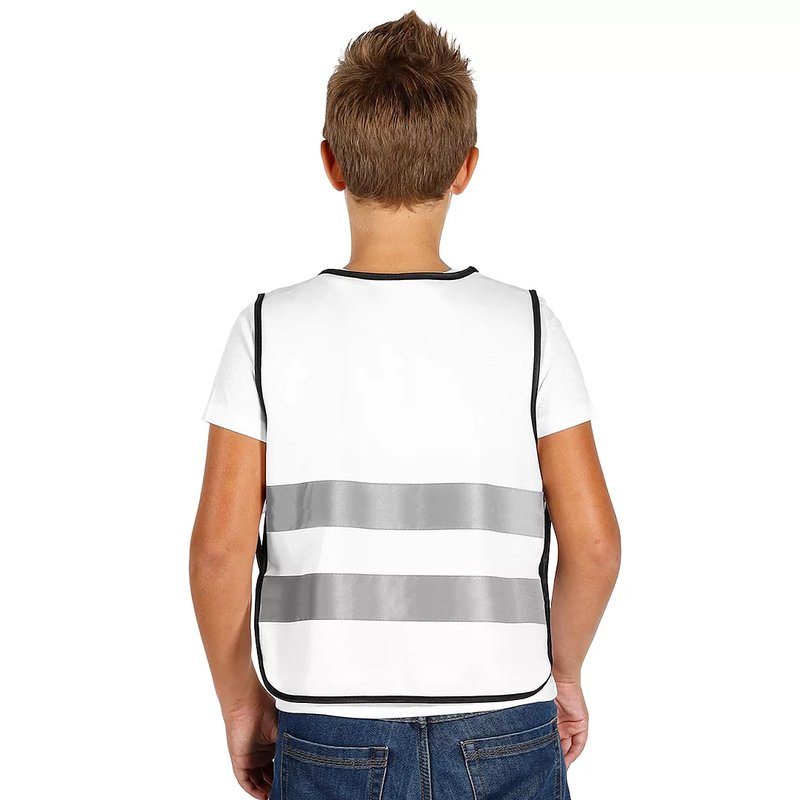 GLOW COLOR KID, dečji prsluk, beli