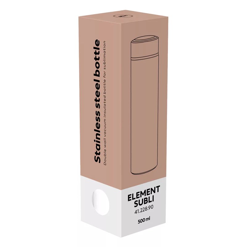ELEMENT SUBLI, termos za sublimaciju, 500 ml, beli