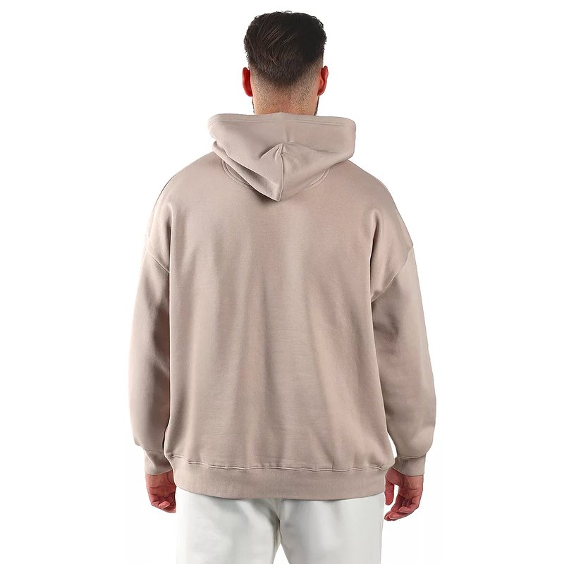 BIG HOODY, široka dukserica sa kapuljačom od organskog pamuka, 300 g/m2, svetlo braon