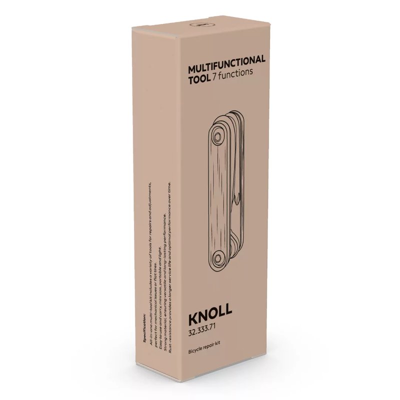 KNOLL, set ručnih alata sa 7 funkcija, bež
