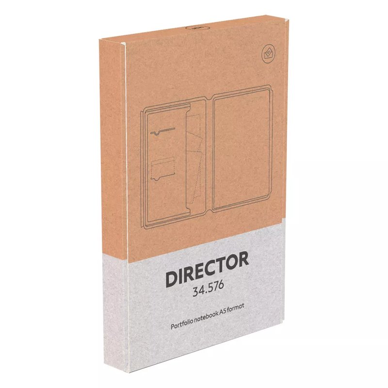 DIRECTOR, portfolio sa notesom a5, crni