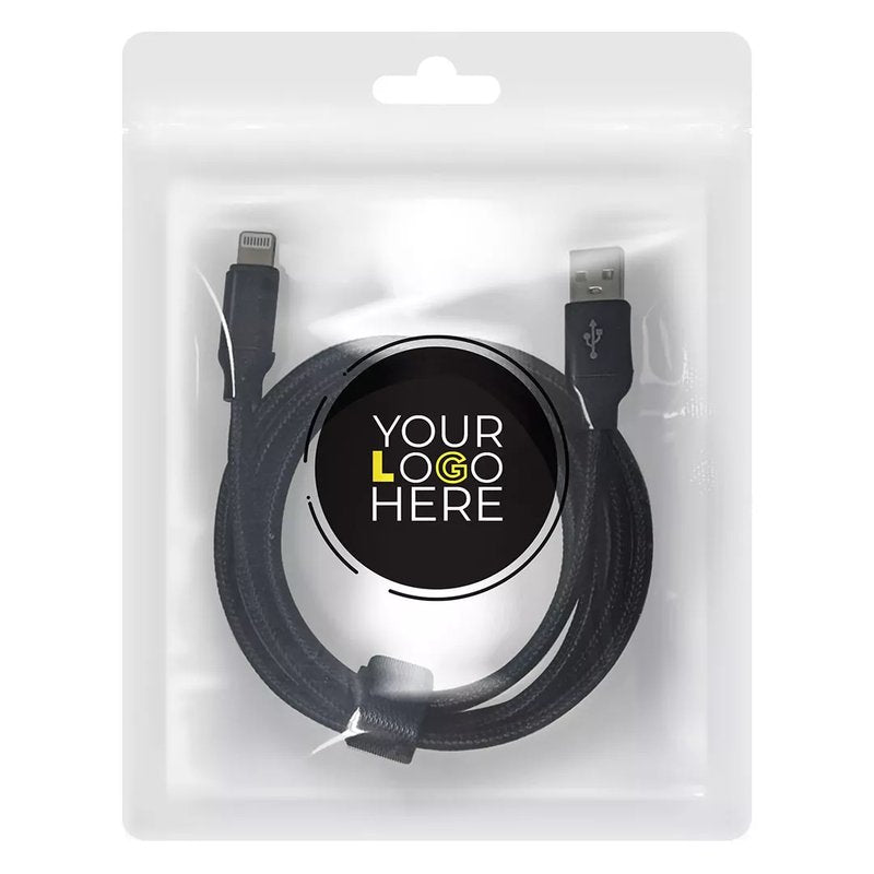 ALFA USB L, usb lightning kabl dimenzija: 1 m, crni